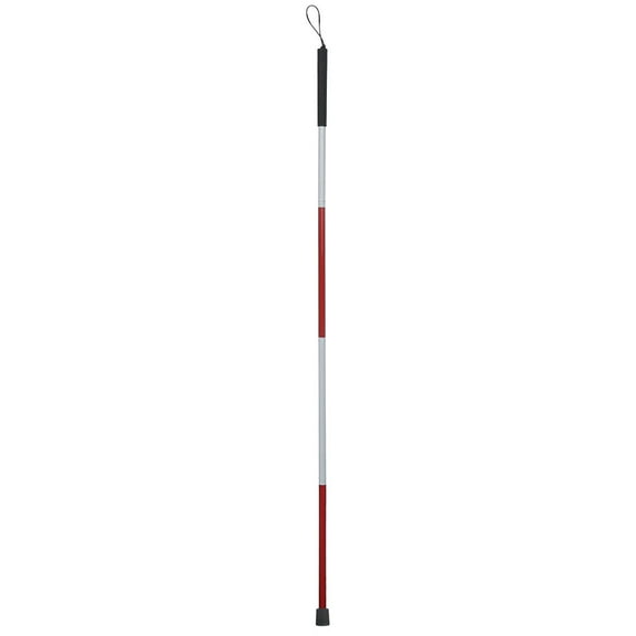 Folding Blind Stick 4 Sections Folding Blind Guide Cane Aluminum Walking Stick W