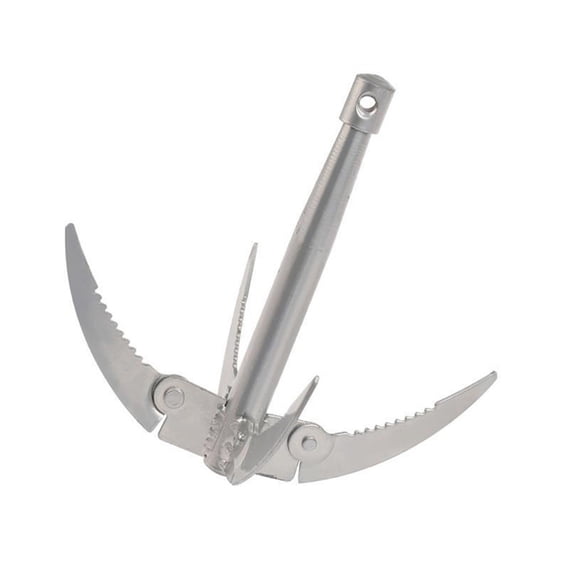Folding Boats Anchor Grappling Hook Survival Tool with Rope Fishing Supplies