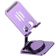 thumbnail image 1 of Folding Bracket Multifunctional Mobile Phone Holder Intelligent Desk Cell Stand Tablet Foldable Purple, 1 of 6