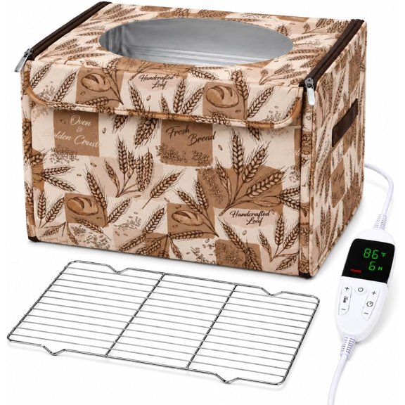 Folding Bread Proofing Box, Artisan Wheat, Temp & Timer