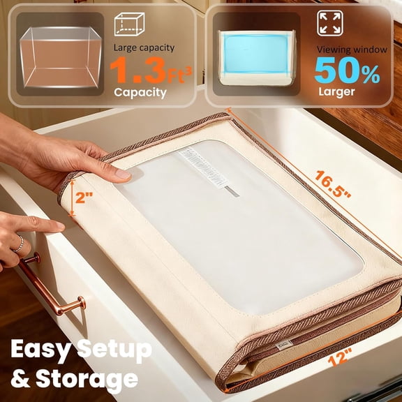 Folding Bread Proofing Box, Dough Proofer 68-104 ° F Temp Control & 48H Timer, Sourdough Starter Warmer with Metal Rack, Foldable Proofing Basket for Baking Pizza Yogurt Kombucha Soften Butter Choc