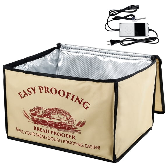 Folding Bread Proofing Box with Heater Temperature Control & Timing Versatile Dough Proofer Space Saving Dough Proofing Box Easy Clean Dough Proofer for Making Bread Yogurt Pizza Fermenting Wine