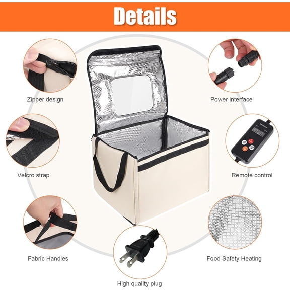Folding Bread Proofing Box with Lid, Bread Proofer 3-Side Even Fever, Sourdough Starter Warmer for Pizza/Dough/Sour/Baking, 41-131 Temperature & 99 H Timer Control Proofing Container