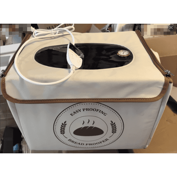 Portable Bread Proofer, Foldable Dough Proofing Box with Temperature Control, Insulated Fermentation Box for Sourdough, Pizza, Bread Baking, Home Kitchen Baking Tools