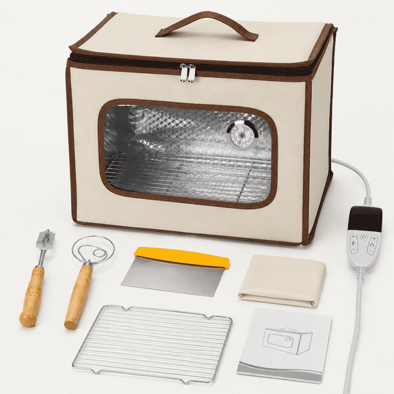 Folding Bread Proofing Box with Temperature Control and Timer