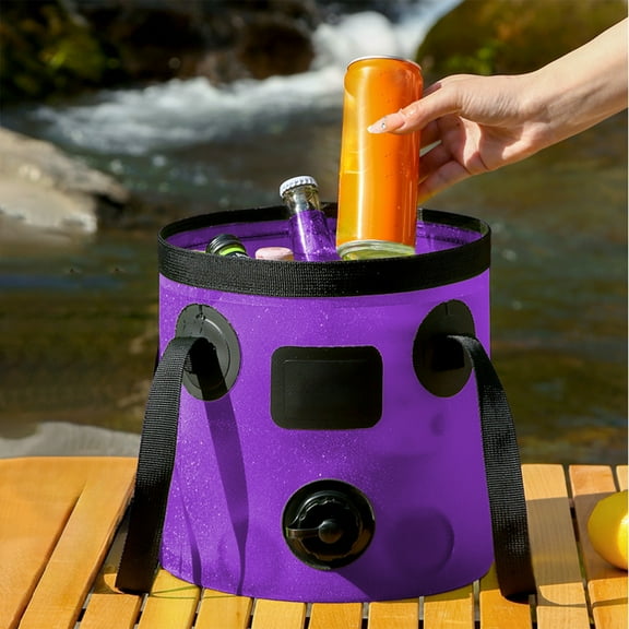 Folding Bucket under $5! CQCYD 20L Collapsible Bucket, Outdoor Folding Water Container for Camping Fishing, Portable Wash Basin, Car Storage Pail, Multi Use Utility Bucket