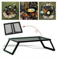 thumbnail image 1 of Folding Campfire Grill Camping BBQ Grill Fire Pit Outdoor Cookware Cooking Grate Rack Griddle, 1 of 12