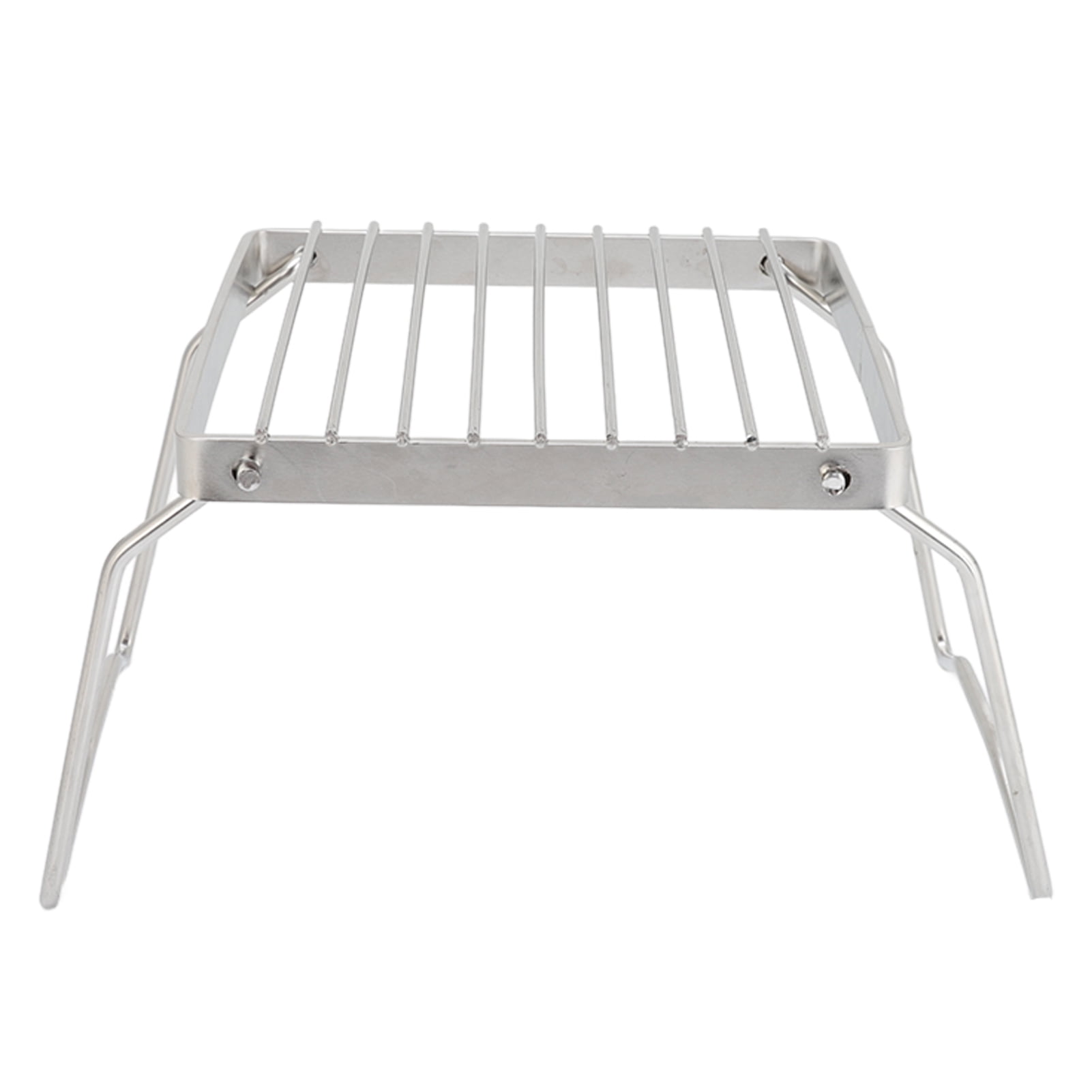 Folding Campfire Grill Stainless Steel Grid Shaped Camping Grill Grate