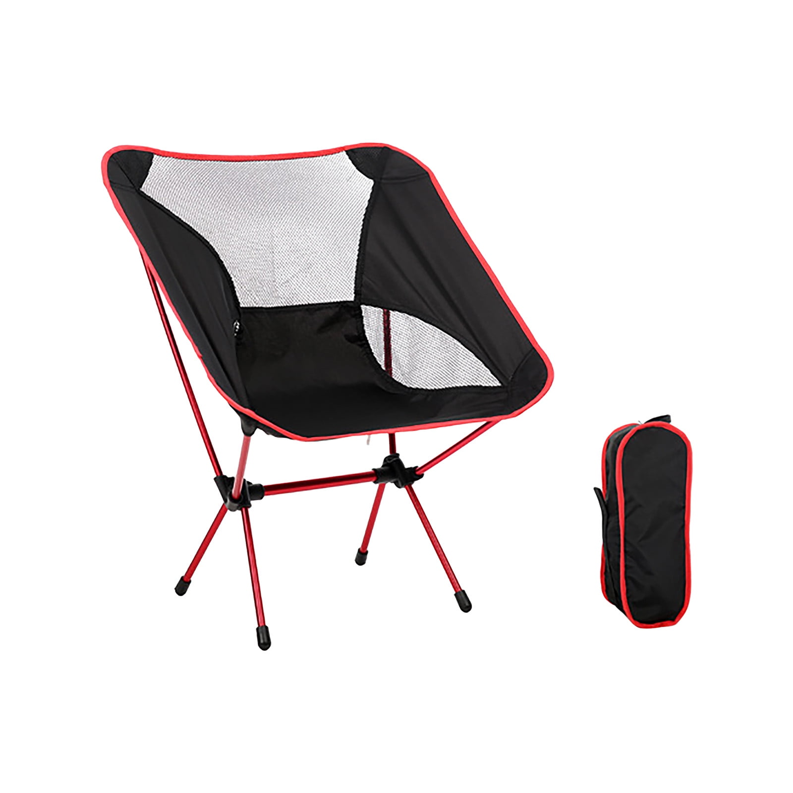 Folding Camping Chair under $5! Yannianjz Lightweight Folding Chair, High-Strength Aluminum Alloy Outdoor Camping Chair, Portable Fishing Chair with Carry Bag, Compact Foldable Beach Chair