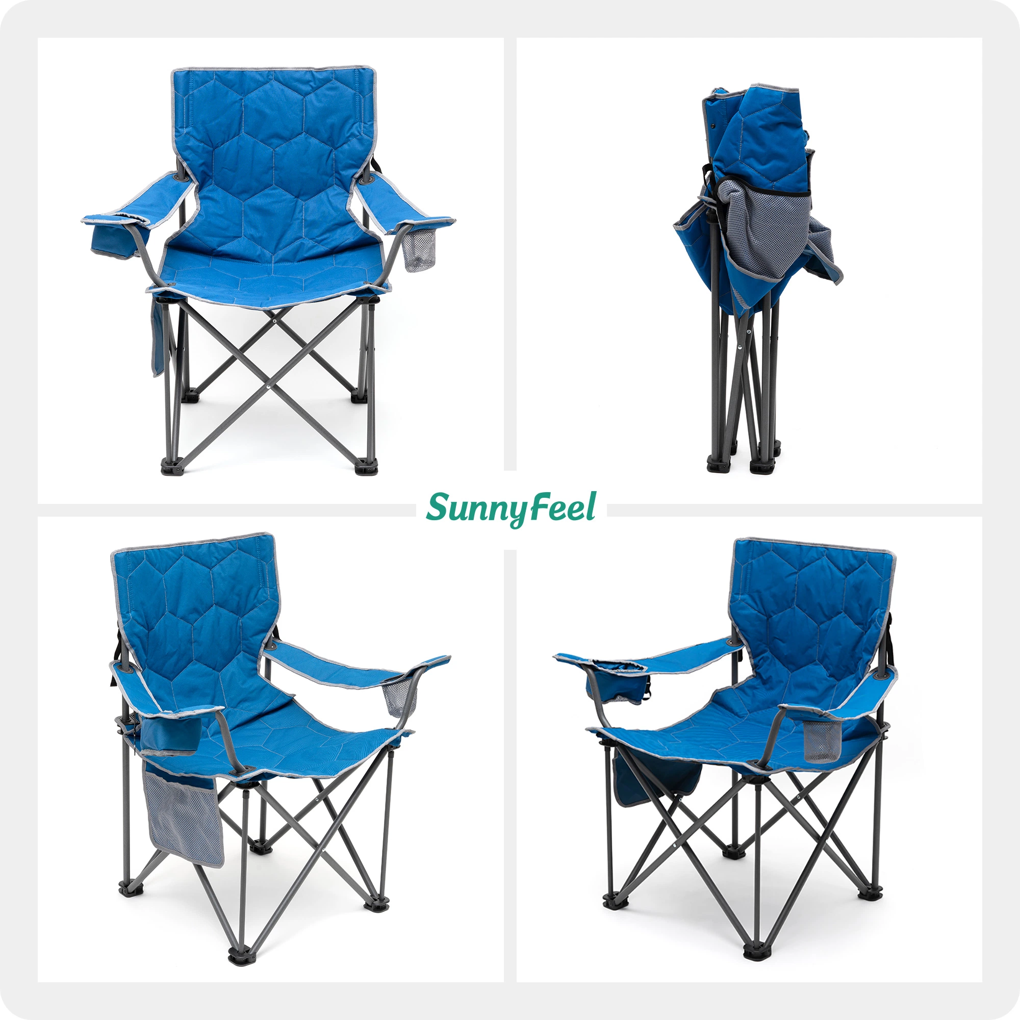 FanttikOutdoor 34 Inch Square Folding Card Table - 2 Height Settings, 200 Lb Capacity, Portable White Table