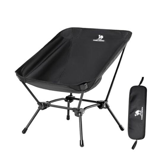 Folding Camping Chair Lightweight Portable Compact Mesh Lawn Chair for