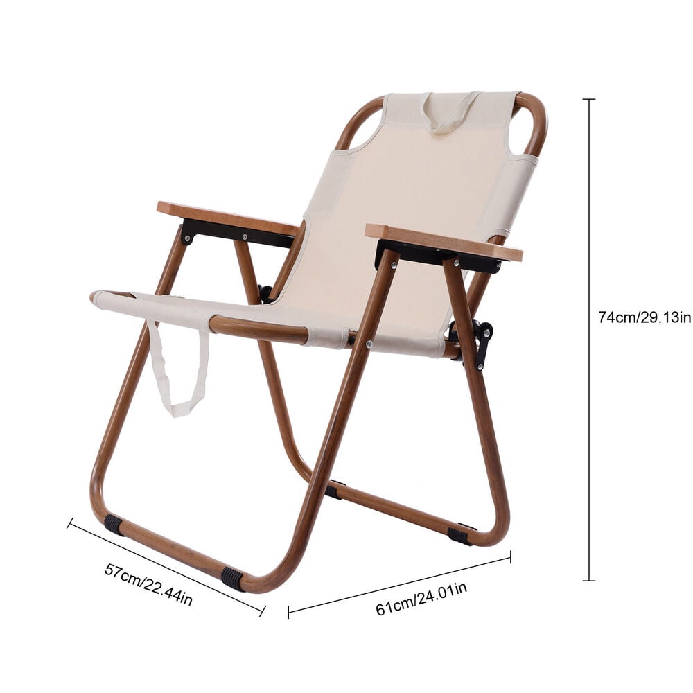 Folding Camping Chair Outdoor Garden Beach Portable Fishing Seat Load 120 130kg Walmart
