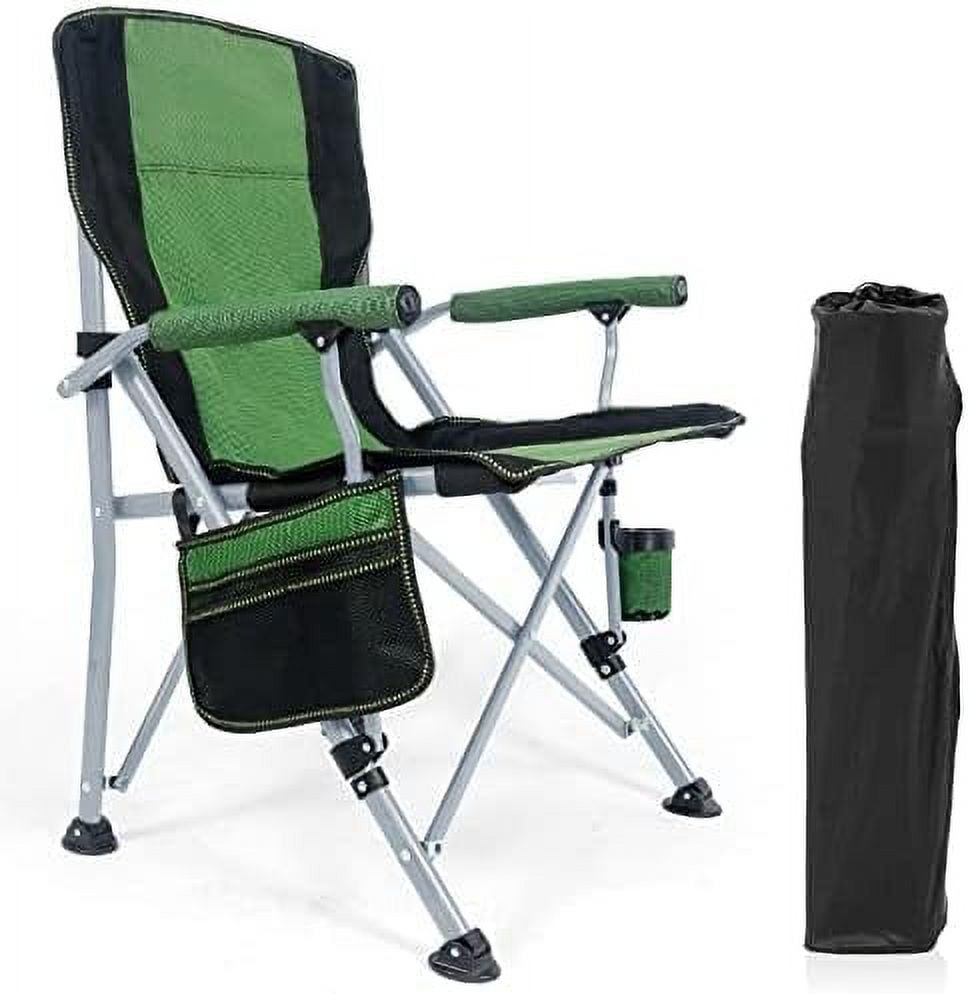 Folding Camping Chair Portable Outdoor Beach Chair, Heavy Duty Foldable