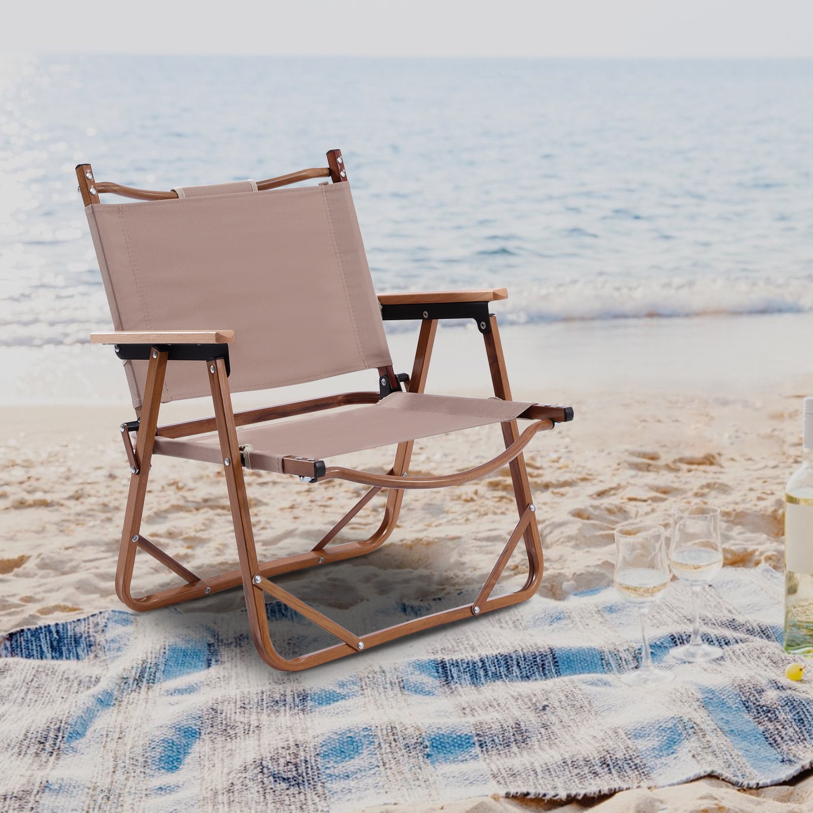Folding Camping Chair Portable Outdoor Chair for Patio Lawn