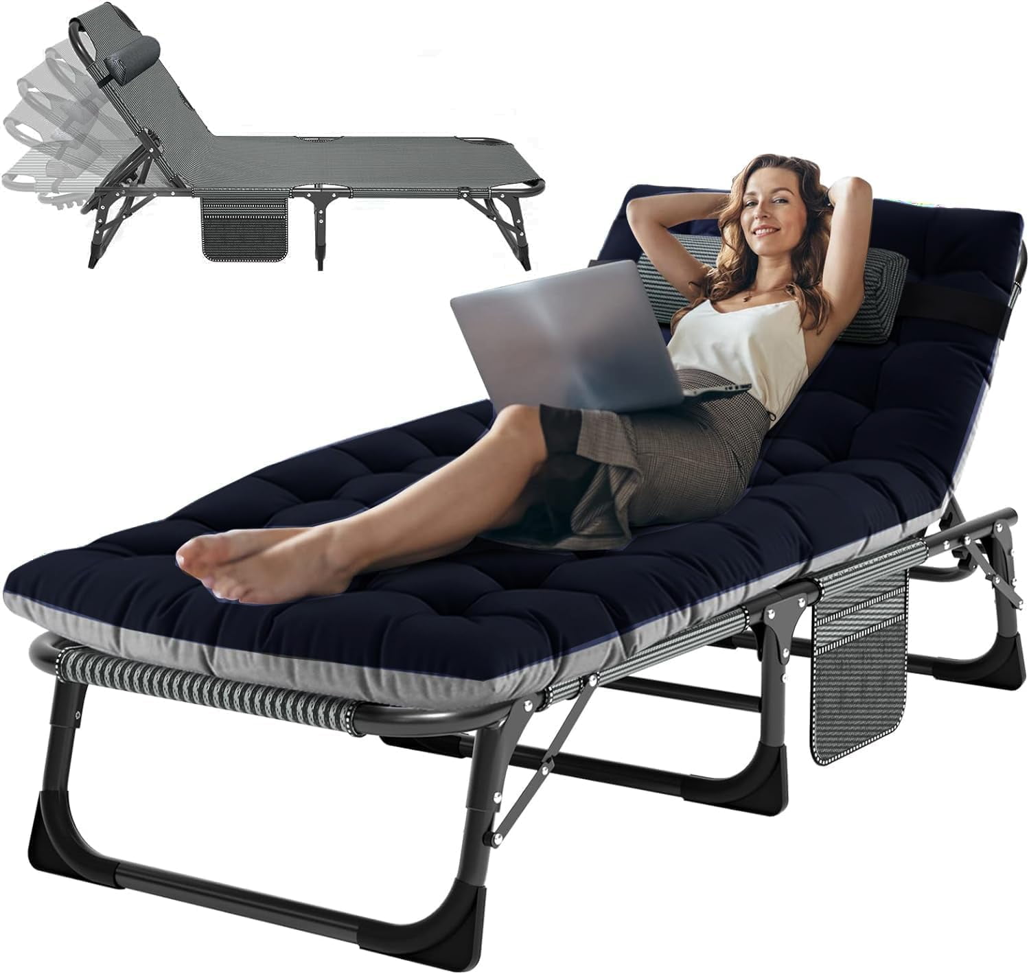 Camping Beds For Adults ABORON Folding Camping Cot For Adults – 500lb ...