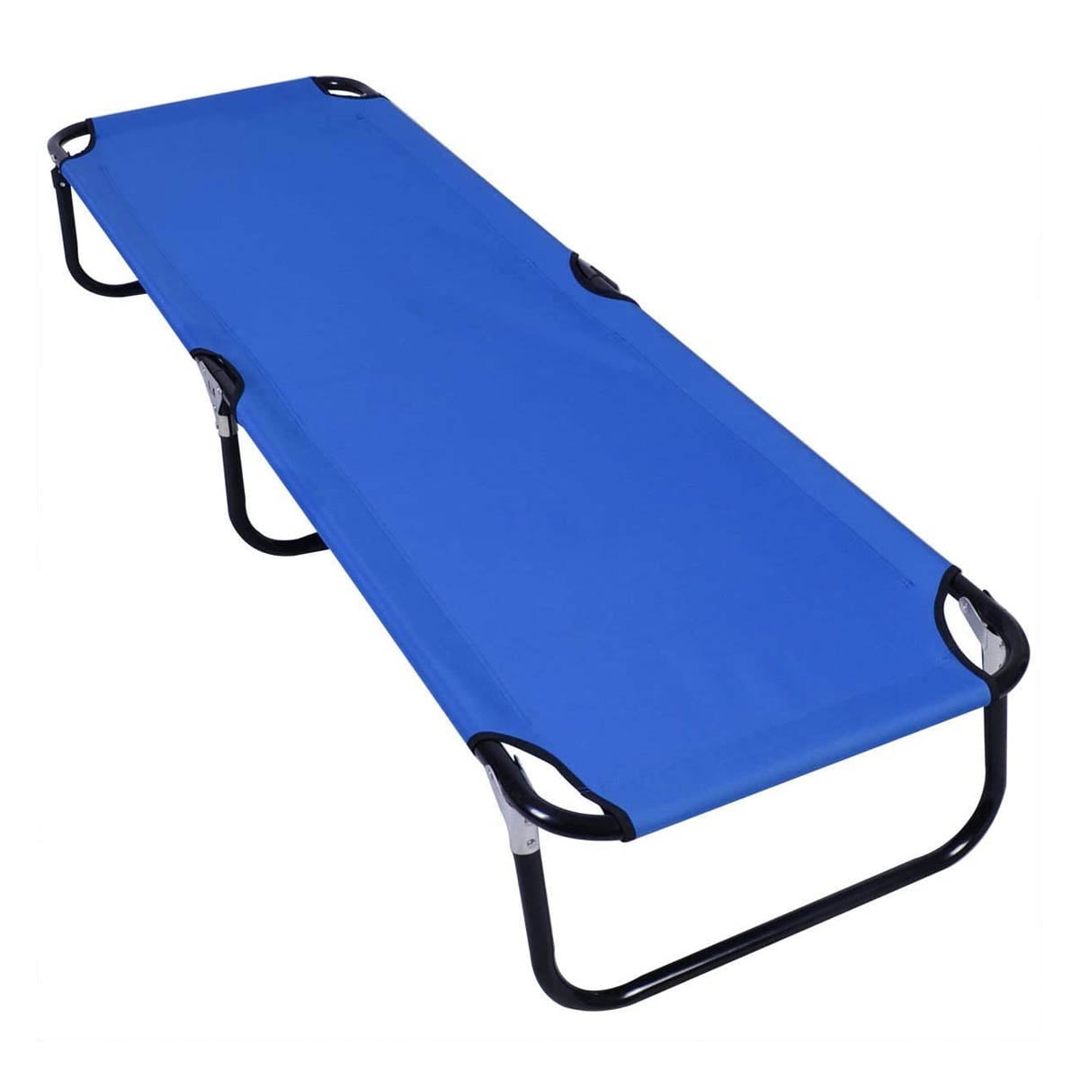 Folding Camping Cot Beach Chairs, Portable Collapsible Sleeping Bed, Max Weight Capacity to 300