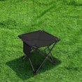 thumbnail image 1 of Folding Camping Seat Portable Outdoor Light Ottoman with Side Pocket for Travel, Beach, Angling, Picnic, and Backyard Use, 1 of 6