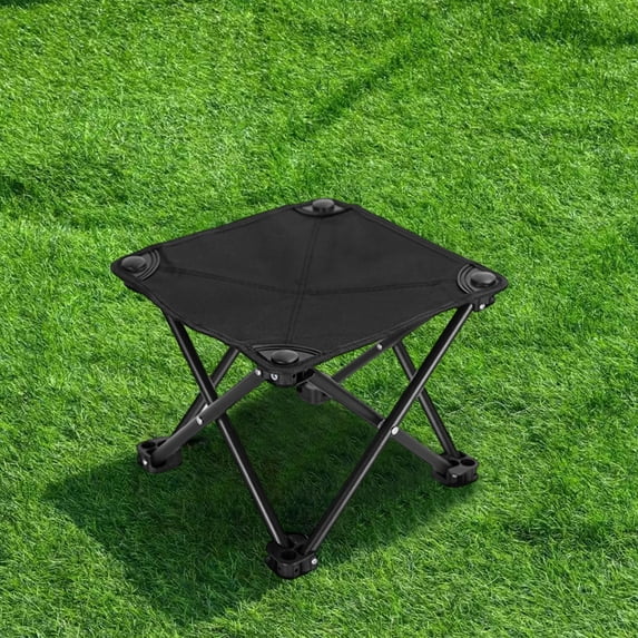 Folding Camping Seat, Portable Outdoor Seat Light Compact Travel Ottoman for Beach Picnic Angling Hiking Backyard Bbq