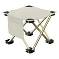 thumbnail image 1 of Folding Camping Stool Portable Chair Mini Foldable Stool for Camping, Fishing & Outdoor,Compact Chair with Carry Bag - Lightweight Aluminum Alloy Frame - Water-Resistant Breathable Fabric(White), 1 of 4