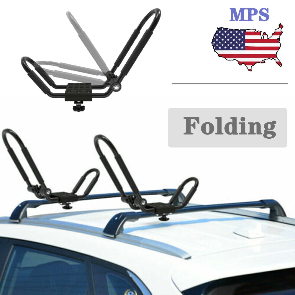 Folding Canoe Boat Kayak Roof Rack Car SUV Truck Top Mount Carrier J ...