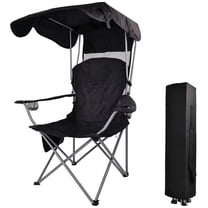 Folding Canopy Camp Chair for Outdoors Shade Canopy Portable Chair Camping, Tailgates, Beach, Pool, Lawn Chair Sunshade Travel Chair Folding Camping Chair