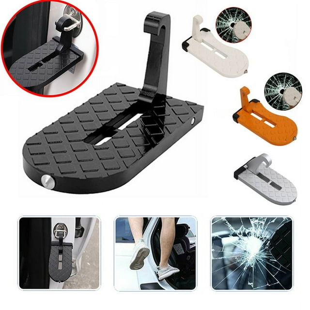 Folding Car Door Latch Hook Step Mini Foot Pedal Ladder For Car Roof Tool