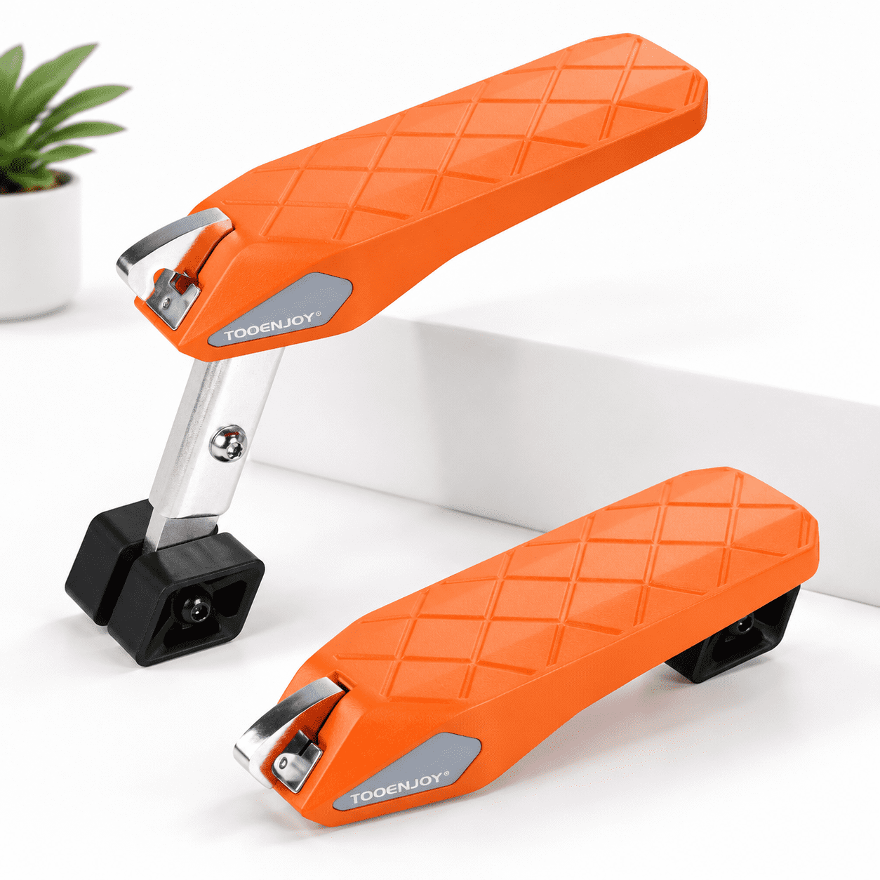 Folding Car Door Step, Orange, Universal Aluminum Roof Access Pedal ...