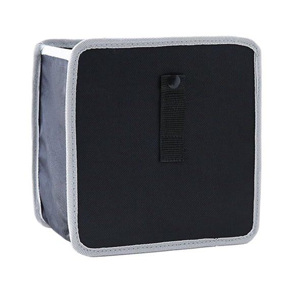 Folding Car Trash Can Trash Bin Bag Large Capacity Portable Sturdy Auto Accessories Vehicles Organizer Automotive Garbage Bin Gray