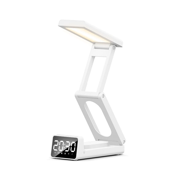 Carryable Folding Digital Clock With Soft Nightlight Quiet Mechanism User Friendly For Home Office
