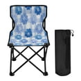 thumbnail image 1 of Folding Chair Camping Chair For Camping Picnicking Outdoor Beach and Travel Beautiful Blue Gardenias, 1 of 8