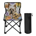 thumbnail image 1 of Folding Chair Camping Chair For Camping Picnicking Outdoor Beach and Travel Lovely Yorkshire Terrier Dogs, 1 of 8
