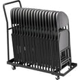 thumbnail image 1 of Folding Chair Cart with Wheels,L-Shaped Folding Chair,300 LBS Load Heavy-Duty Metal Cart for 25 Chairs,Apply to Large Business Bonferences,Weddings and Various Events, 1 of 3