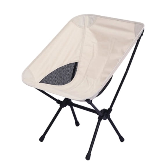 Folding Chair Portable Lightweight for Camping Fishing Outdoor - Aluminum Frame 250lb Capacity Beige