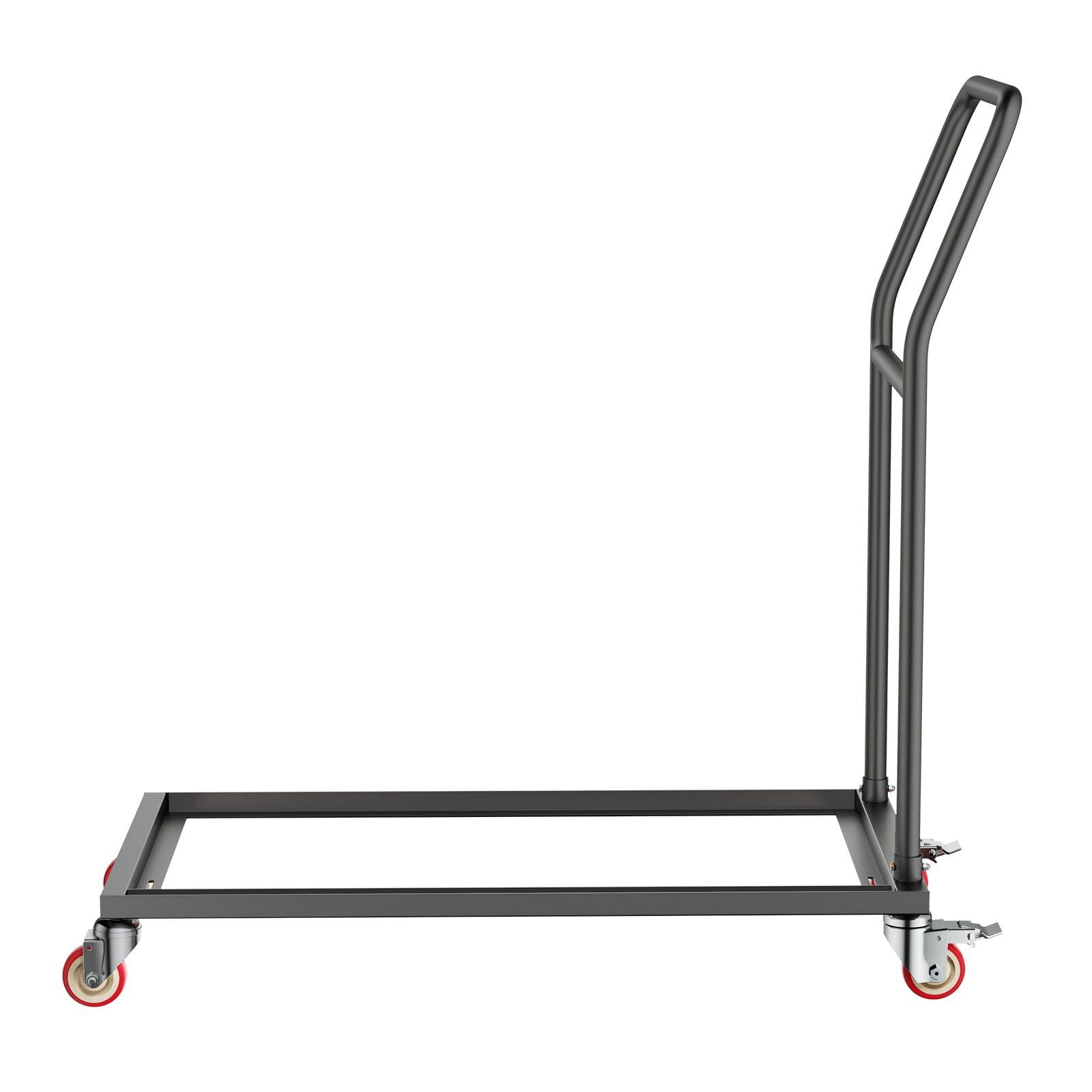 Folding Chair Rack L Shape Vertical Cart Heavy Duty Metal Storage Dolly ...