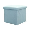 Folding Chair Folding Storage Ottoman Cube Saving Storage Toy Box Foot