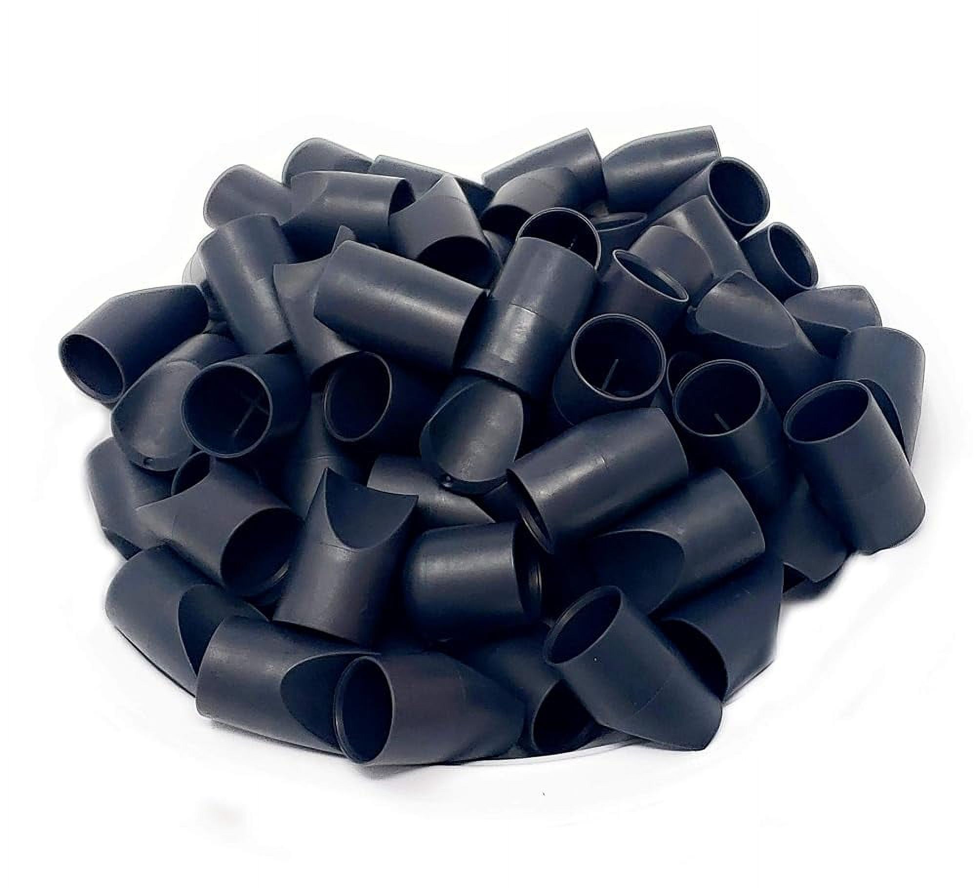 Folding Chair VTip Stabilizer Caps (100 Pack) Fits 7/8" OD Tube, Top