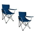 thumbnail image 1 of Folding Chairs Blue (2 Pack) - Portable Camping Chairs for Outdoors, Sporting Events, Compact Seating - Lightweight & Easy to Carry, 1 of 2