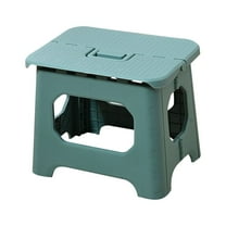Folding Chairs Foldable Stools for Adults Outdoor Ottoman Heavy Duty Stool Stepping Stool for Adults Collapsible Step Stool Short Stool Handle Design Stool Plastic