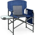 thumbnail image 1 of Directors Chair, Camping Chairs for Adults, Heavy Duty Side Table, Lawn Chairs with Side Pockets Carry Straps, 1 of 14