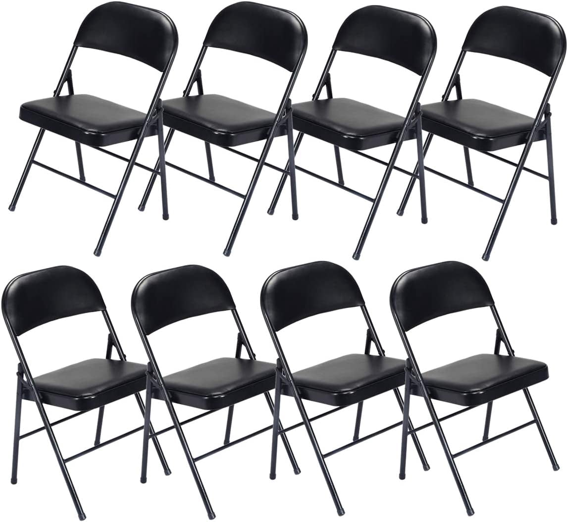 Personalized Stackable Chairs Folding Chairs with Padded Seating, Stackable Metal Frame Design for ...