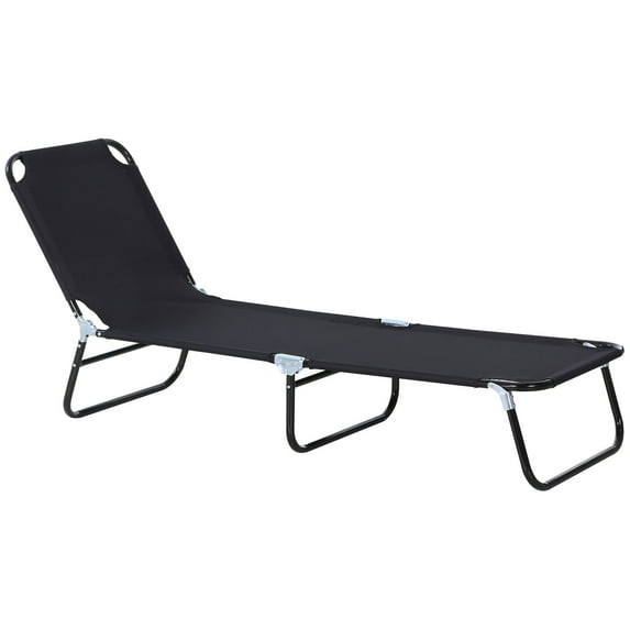 Outdoor Seating Folding Chaise Lounge Pool Chairs, Outdoor Sun Tanning Chairs, Reclining Back, Steel Frame & Breathable Mesh for Beach, Yard, Patio, Black,Garden Seating