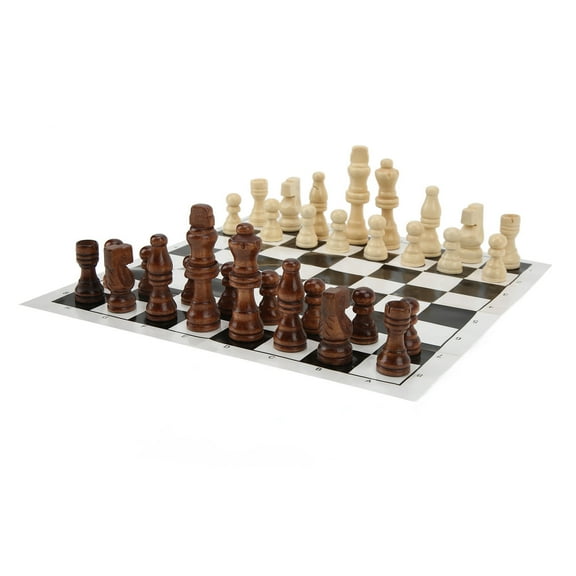 Folding Chess Board Set, Chess Board Game Moderate Size Soft Bottom Ideal Gifting For Holiday Party