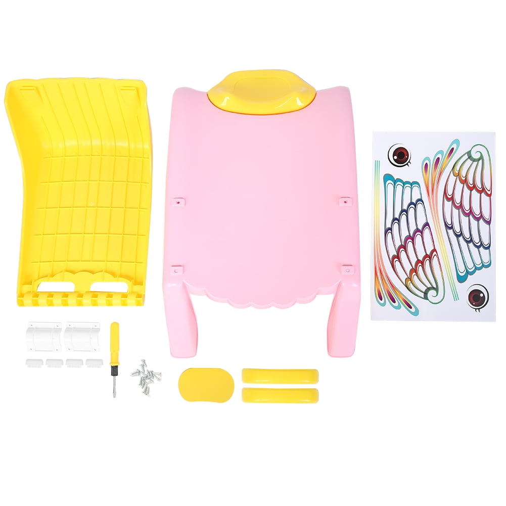 Folding Children Shampoo Chair Adjustable Cartoon Baby Shampoo Lying