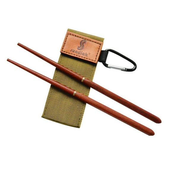 Yucurem Folding Chopsticks Outdoor Picnic Travel Portable Tableware ( Green) Outdoor Camping Tools