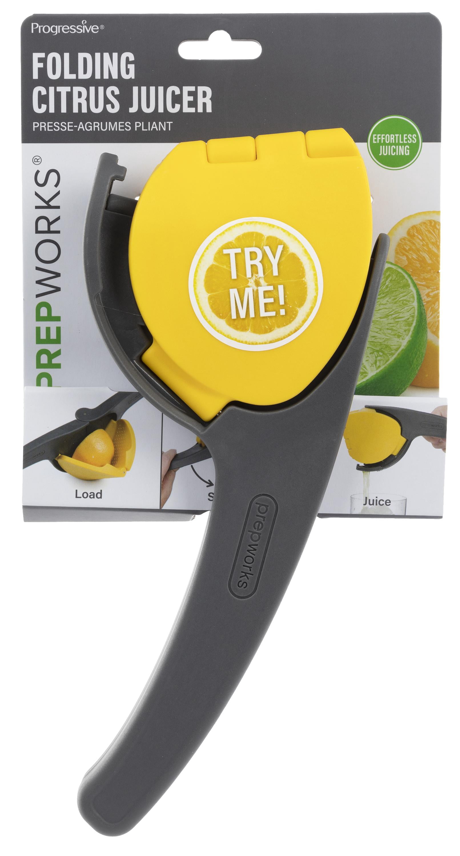 Compact Manual Folding Citrus Juicer for Lemons & Limes with Durable Plastic Design