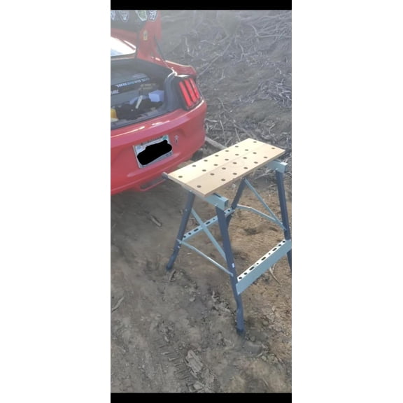 Folding Clamping Workbench With Movable Pegs