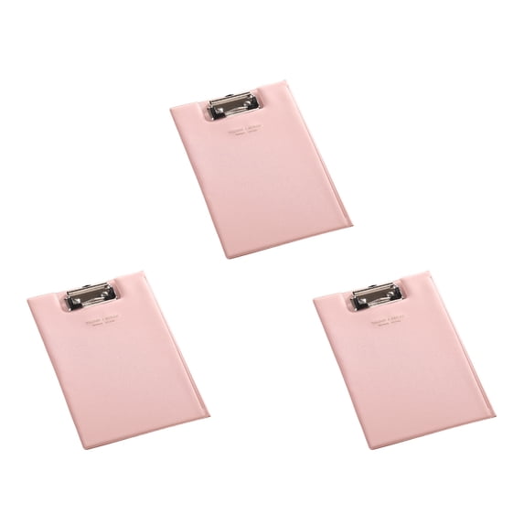 Folding Clipboard with Clear Pocket Leather Clipboard Folder Conference Folder