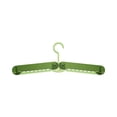 thumbnail image 1 of Folding Clothes Hanger Portable Travel Organizer,Multi-Purpose Clip Hanger for Shirts,Pants,Towels and Accessories,Space-Saving and Rotatable Design for Home Travel and Outdoor Activities-Green, 1 of 2