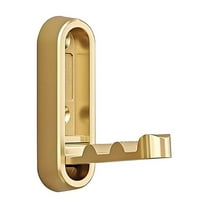 Folding Coat Hook, Heavy Duty Wall Hooks Made of Zinc Alloy, Foldable Gold Wall Hooks for Hanging Coats, Scarves, Hats, Bathrobes, Keys, Bags (Gold/1 Pcs) 2.9x0.9"
