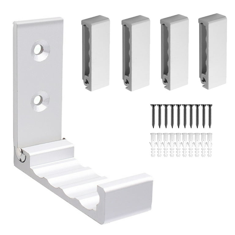 Folding Coat Hooks, Wall Mounted Aluminum Alloy Hooks, 5Pcs